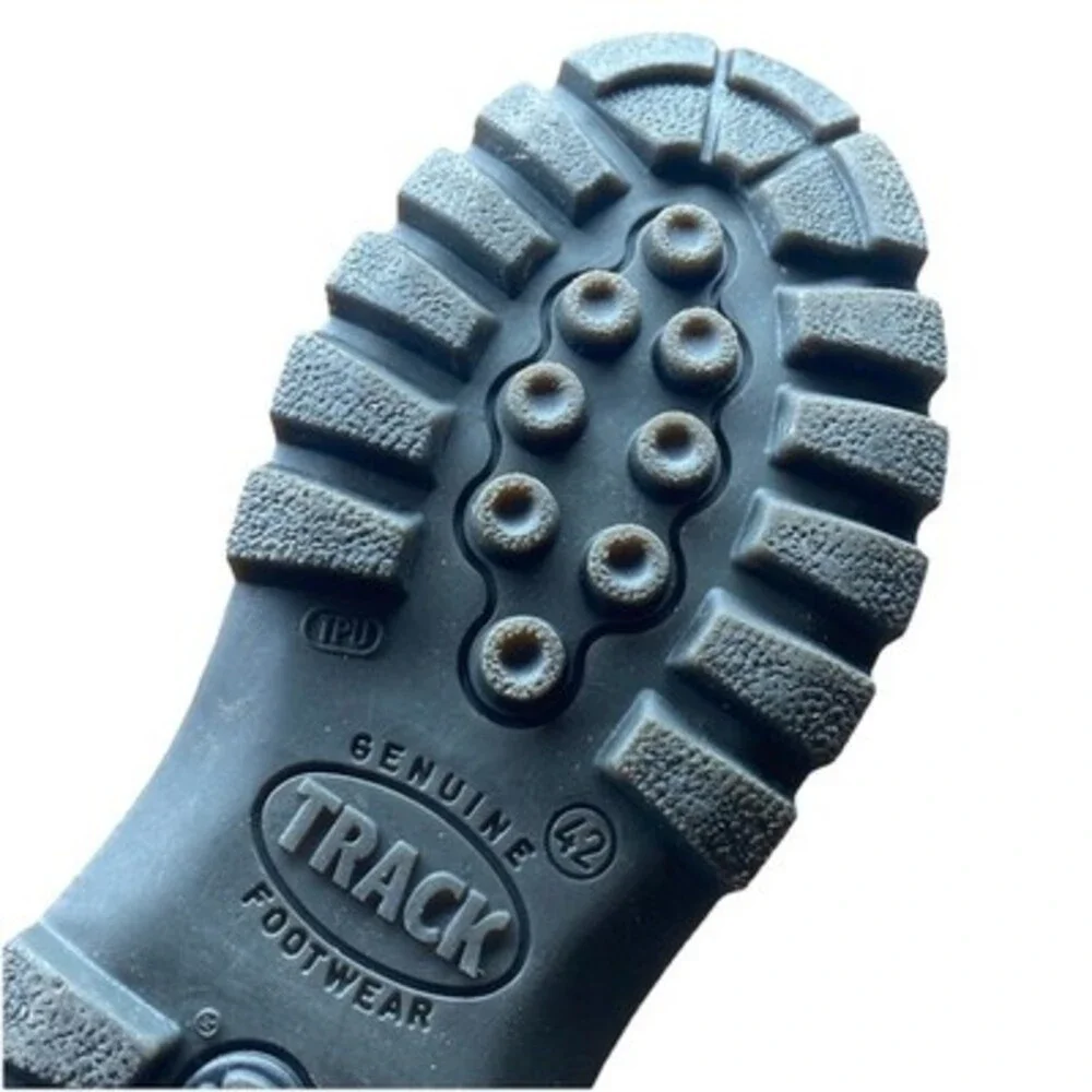 ECCO Track 25 GoreTex Mid Hiking Boot Mens EU 42 US 8.5 Waterproof Black Leather
